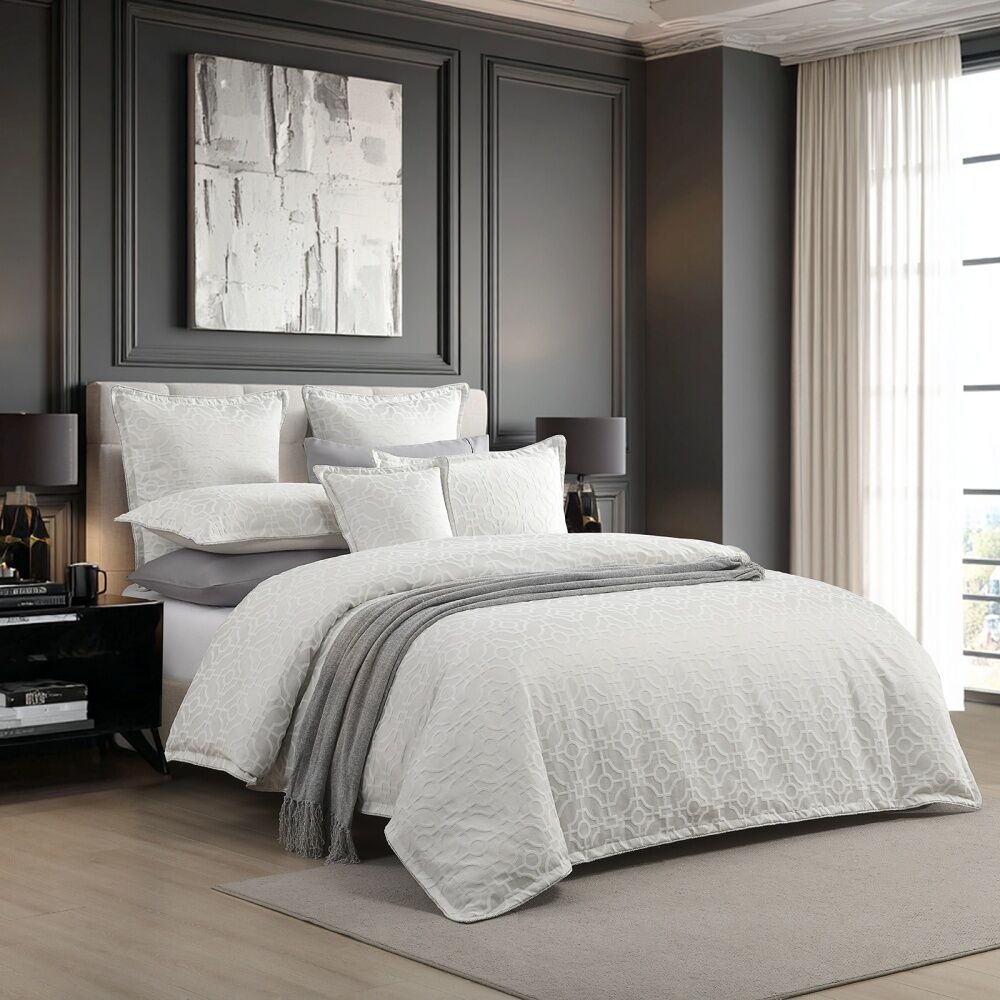 Renee Taylor Regalia Collection Balmoral European Pillowcase 65x65cm (2 Pack) — image 4