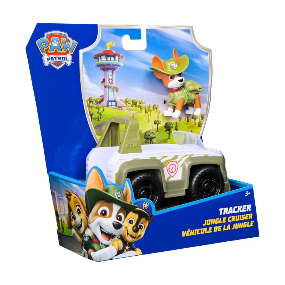 Paw Patrol 3y+ Paw Patrol Sustainable Basic Vehicle Kids Play Toy Zuma, Tracker & Marshall — image 5