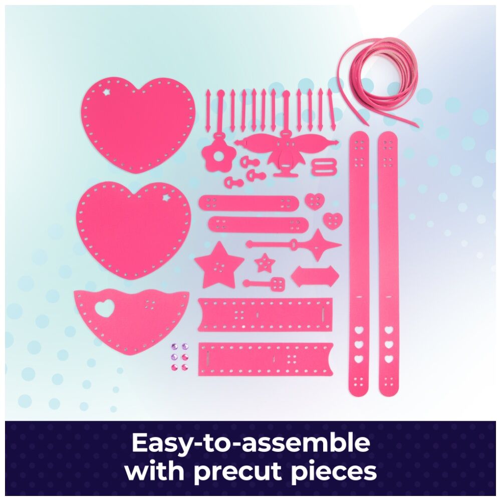 Cool Maker 6y+ Pinky Heart Faux Leather Purse Kids Fashion Craft Kit — image 4