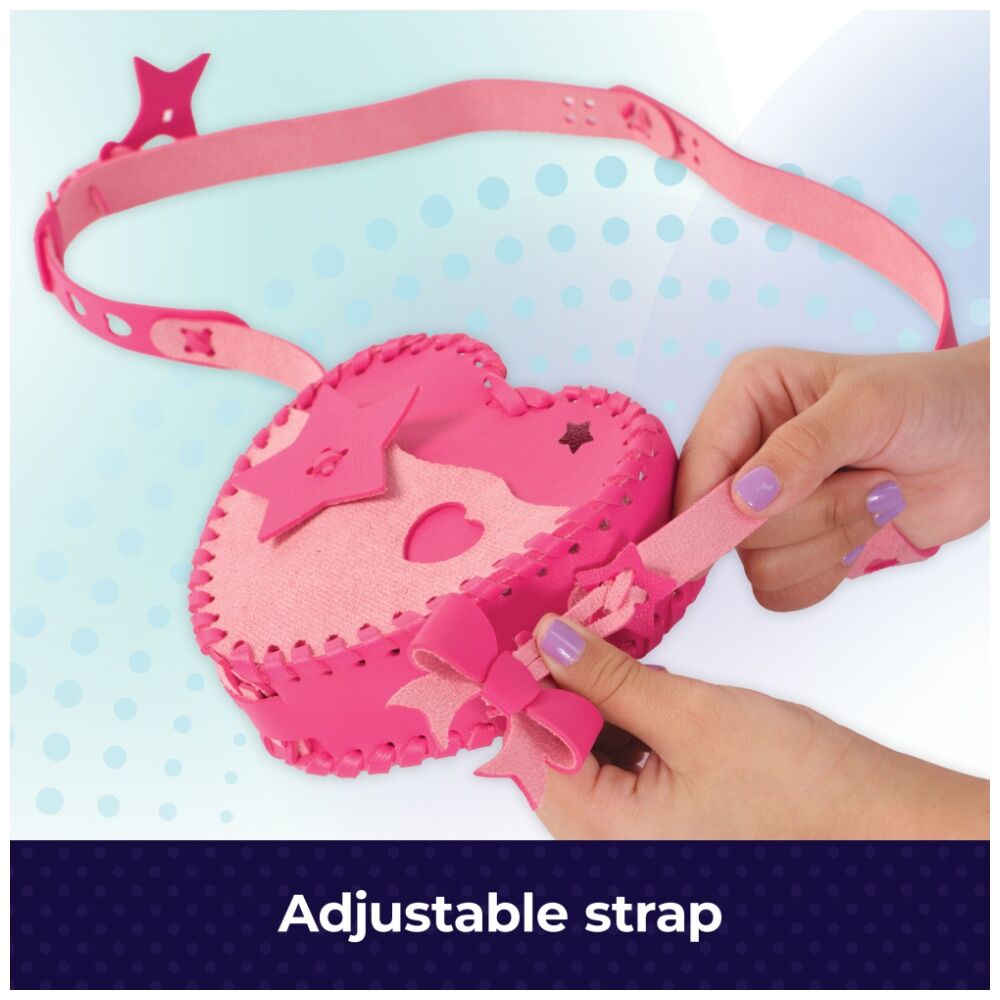 Cool Maker 6y+ Pinky Heart Faux Leather Purse Kids Fashion Craft Kit — image 5