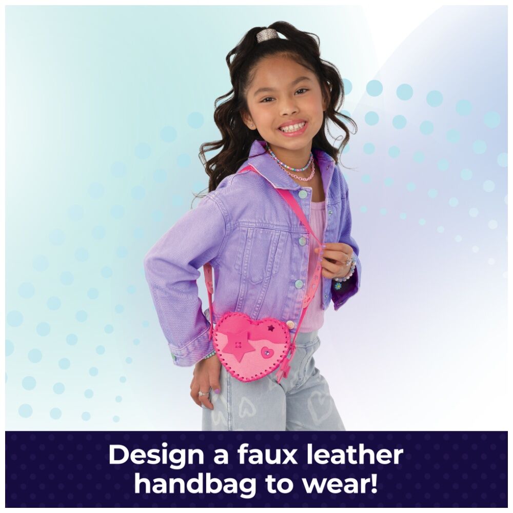 Cool Maker 6y+ Pinky Heart Faux Leather Purse Kids Fashion Craft Kit — image 7