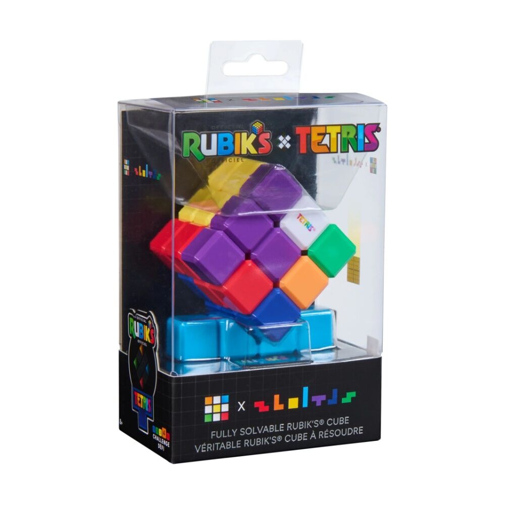 Rubiks Tetris Edition Cube Kids Toy Strategy Puzzle Game 8y+