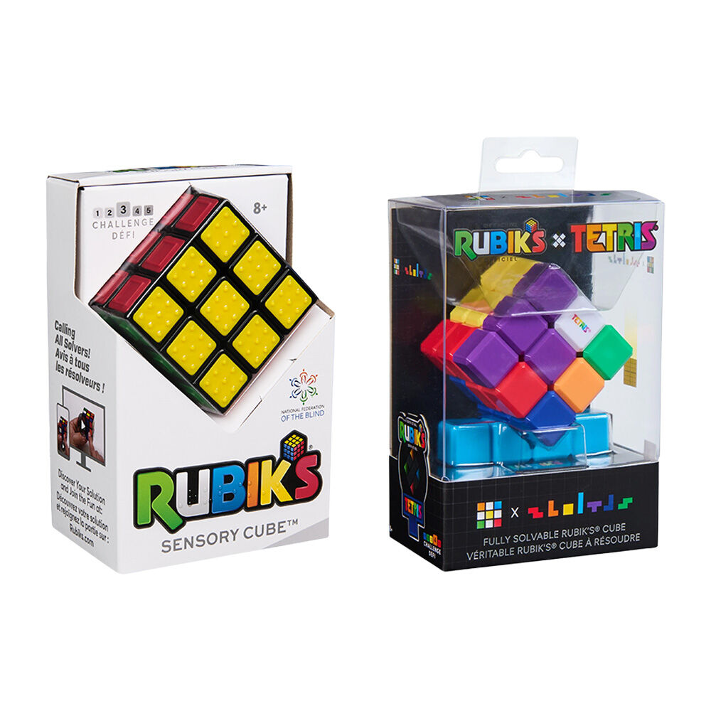 Rubiks 8y+ Rubiks Cube Kids Toy Strategy Game Tetris & Sensory Editions