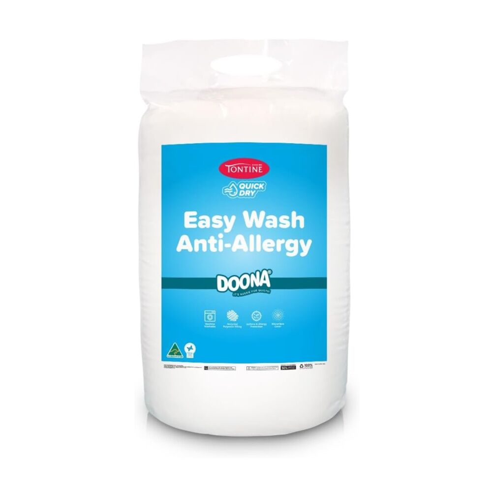 Tontine Quick Dry Easy Wash Anti Allergy Bedding Quilt All Seasons — image 2
