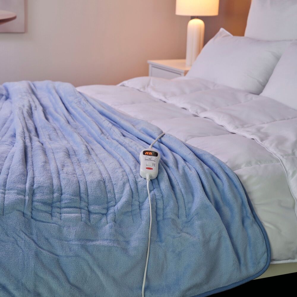 Tontine Extra Large Fleece Heated Throw Polyester 180x200cm Skyway — image 4