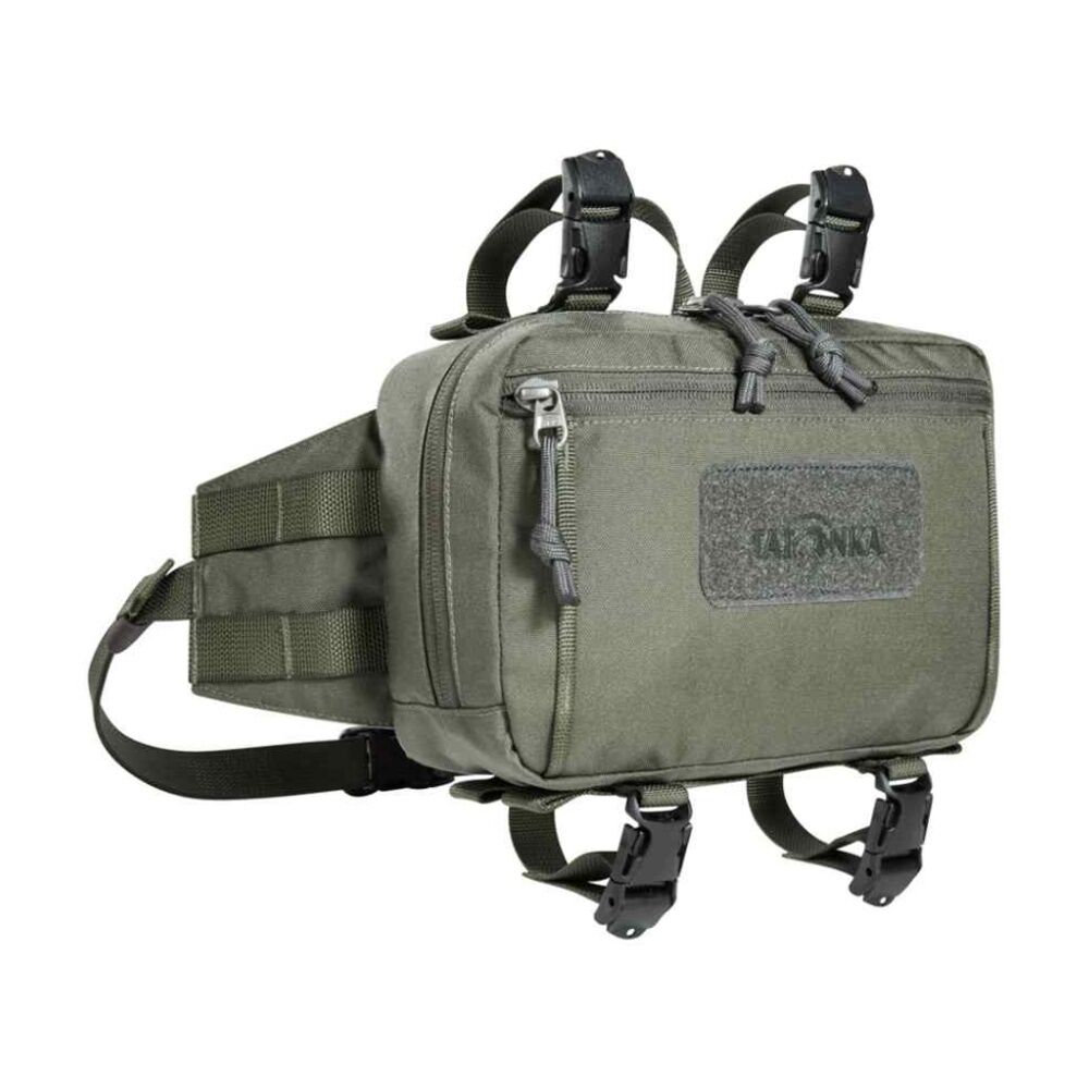 Tatonka Hip & Bar Pouch BC Versatile Waist/Shoulder/Bike Bag Stone Grey Olive 3L Tatonka
