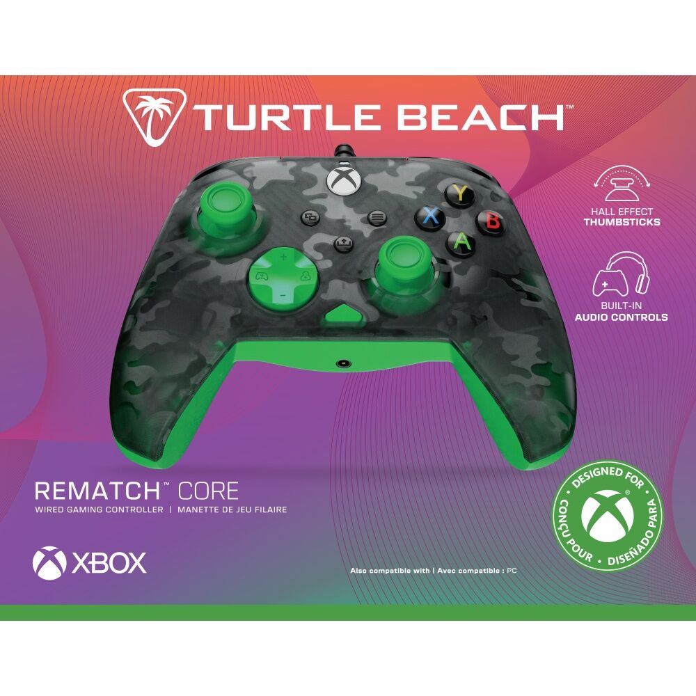 Turtle Beach Black Camo Green Rematch USB Wired Core Xbox PC Gaming Controller — image 10