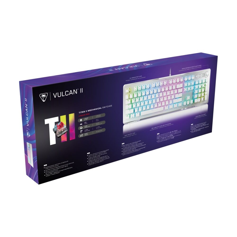 Turtle Beach White Vulcan II Wired RGB Optical-Mechanical Gaming Keyboard — image 9