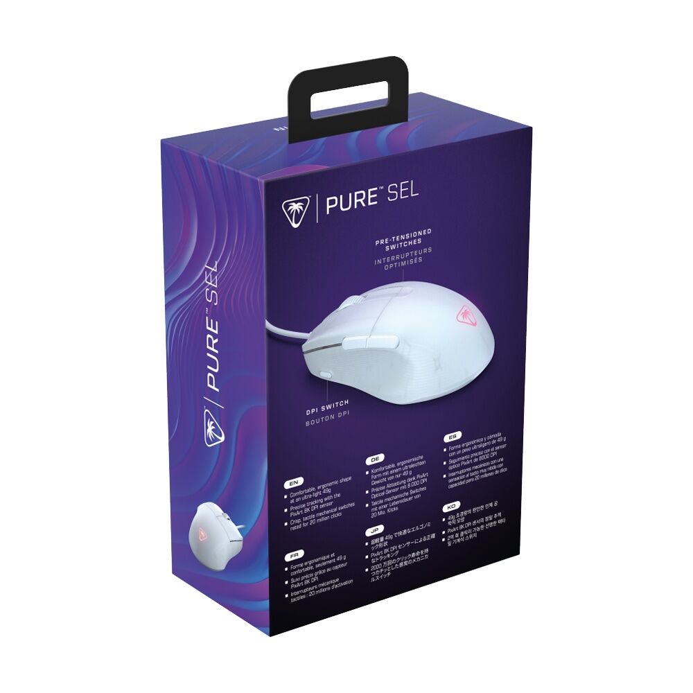 Turtle Beach White RGB Illumination Pure SEL Ergonomic Wired Gaming Mouse — image 10