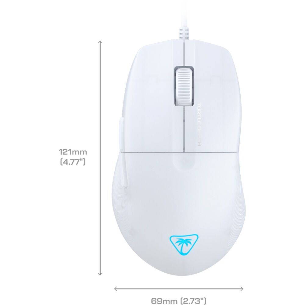 Turtle Beach White RGB Illumination Pure SEL Ergonomic Wired Gaming Mouse — image 7