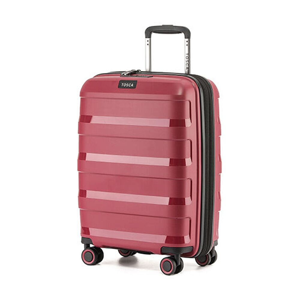 Tosca Comet PP 20 Suitcase Hard Case Lightweight Luggage Rumba Red Small 55cm Tosca — image 2