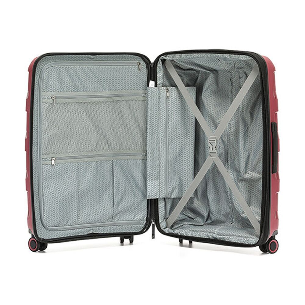 Tosca Comet PP 25 Suitcase Hard Case Lightweight Luggage Rumba Red Medium 67cm Tosca — image 3