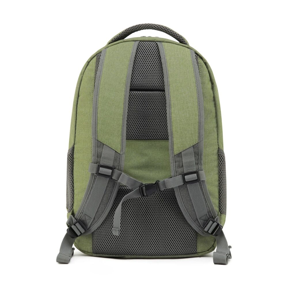 Tosca Urban Backpack Everyday Travel Bag With Padded Straps Green Grey 32L — image 2