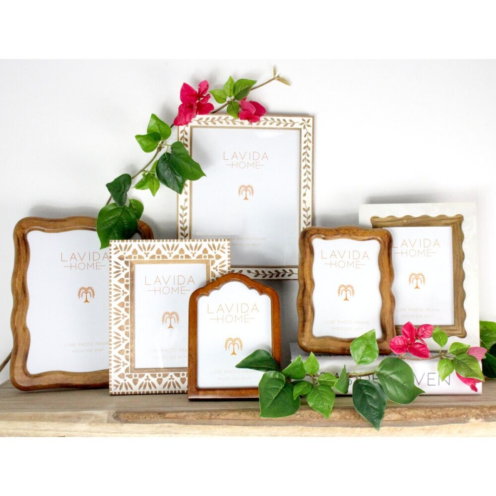 LVD 24.5x19.5x2cm 5x7 Inch Saffra Luxe Table/Wall Decor Picture/Photo Frame — image 2