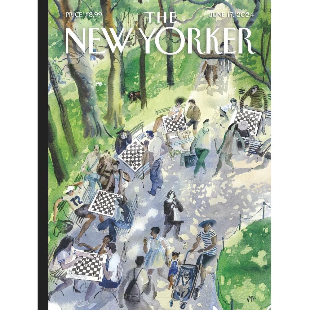 New York Puzzle Company Pawns In Park Chess Life Scene Jigsaw (1000 Pieces) — image 3