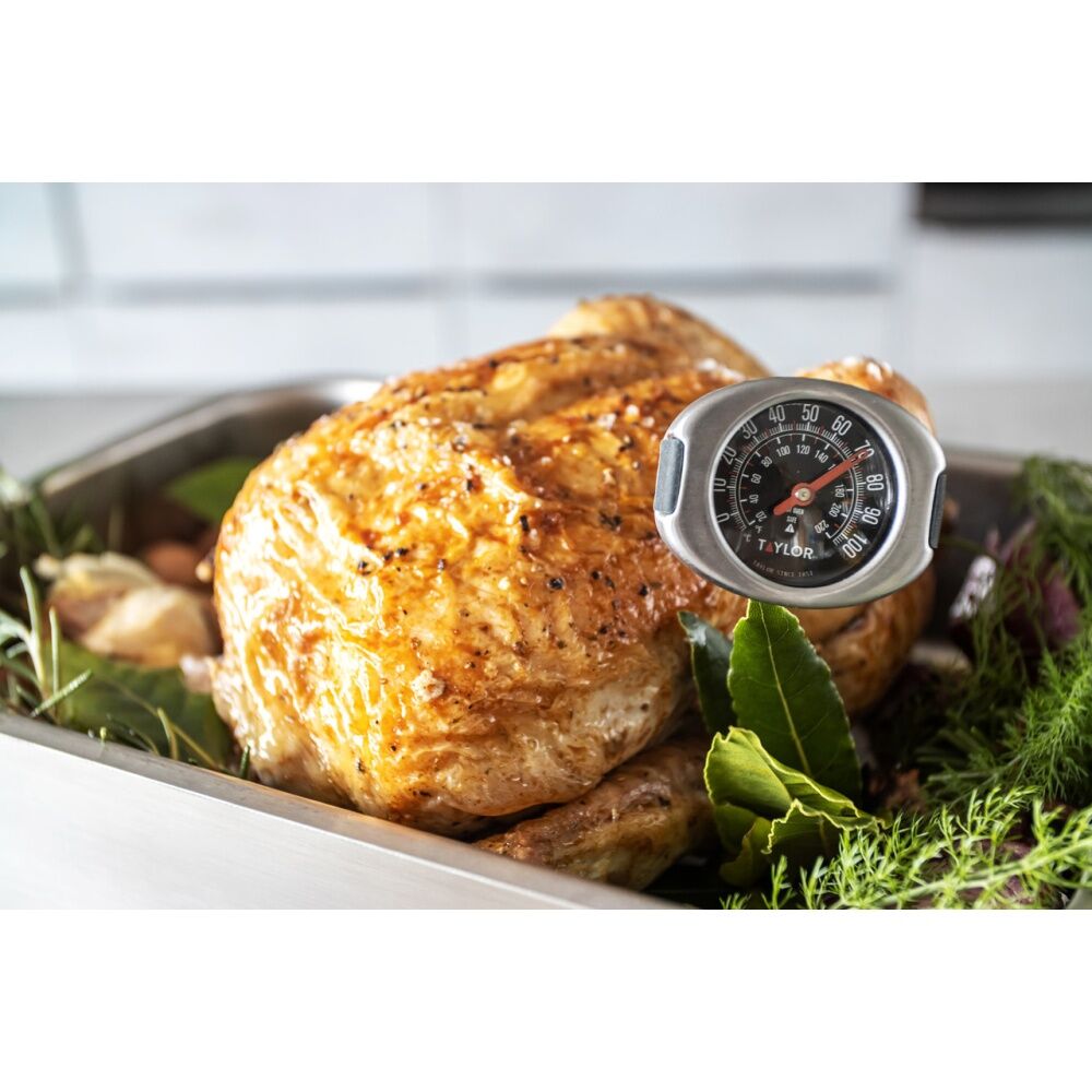 Taylor 15.5x4.5x3.5cm Stainless Steel Silicone Grip Pro Meat Thermometer — image 3