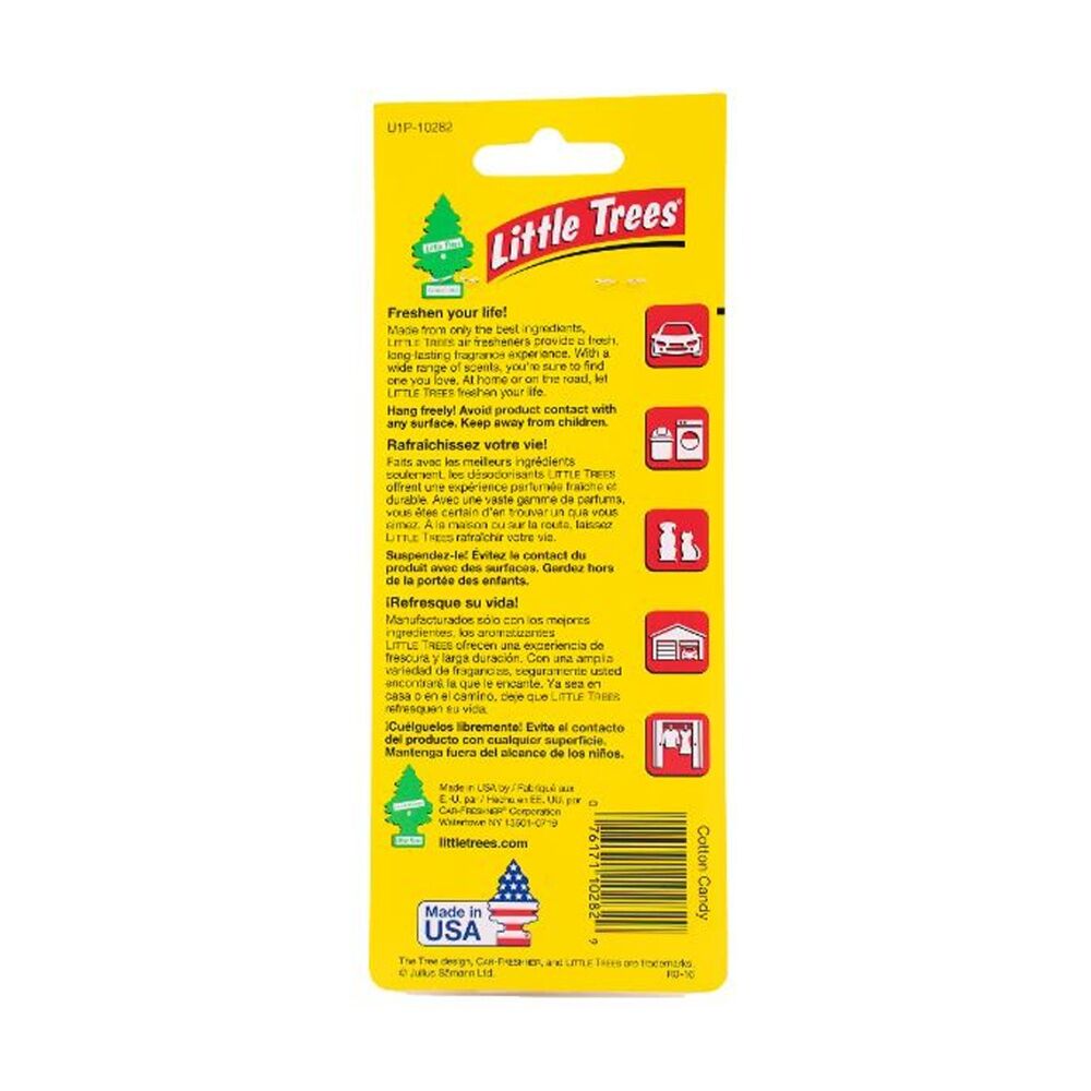 Little Tree Little Trees Hanging Car Vehicle Air Freshener Cotton Candy Scent (12 Pack) — image 4