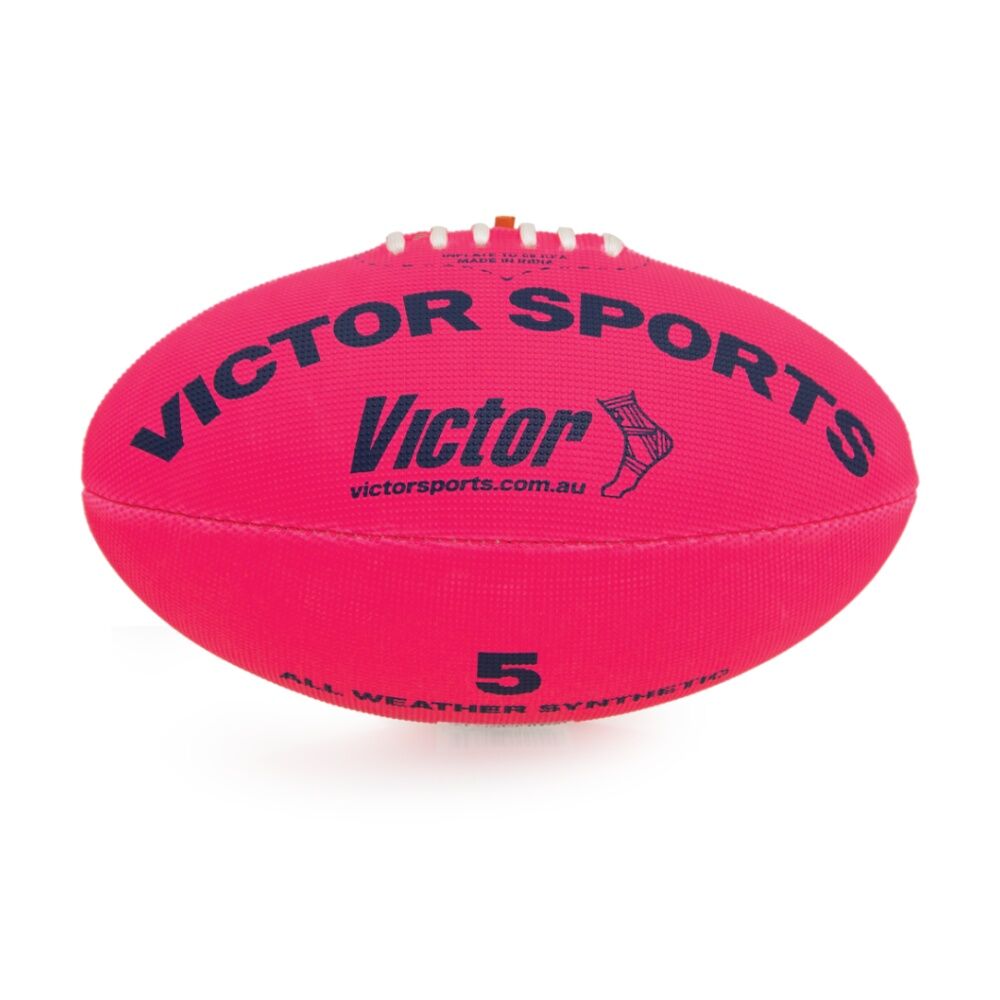 Victor Sports Synthetic Football Durable AFL Ball Size 5 Hand-Stitched — image 2