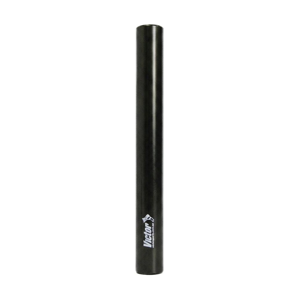 Victor Sports Aluminium Relay Baton Lightweight Smooth Ends Black Junior (4 Pack) — image 2