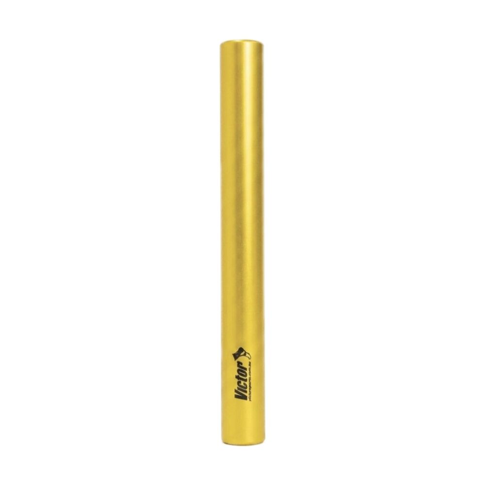 Victor Sports Aluminium Relay Baton Lightweight Smooth Ends Junior — Gold