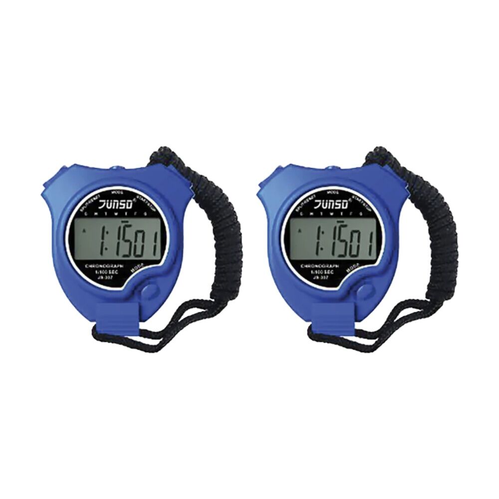 Victor Sports Stopwatch Budget With Alarm And Calendar Colour Blue (2 Pack)