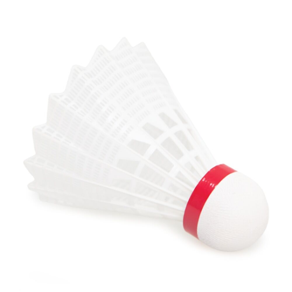 Victor Sports Badminton Tournament Shuttles Accessory Red White (6 Pieces)