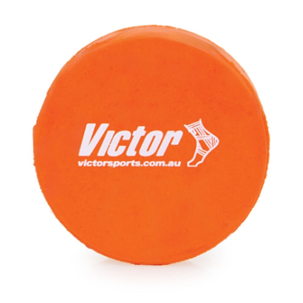 Victor Sports Hockey Puck Street Red Thickness 25mm Diameter 74mm