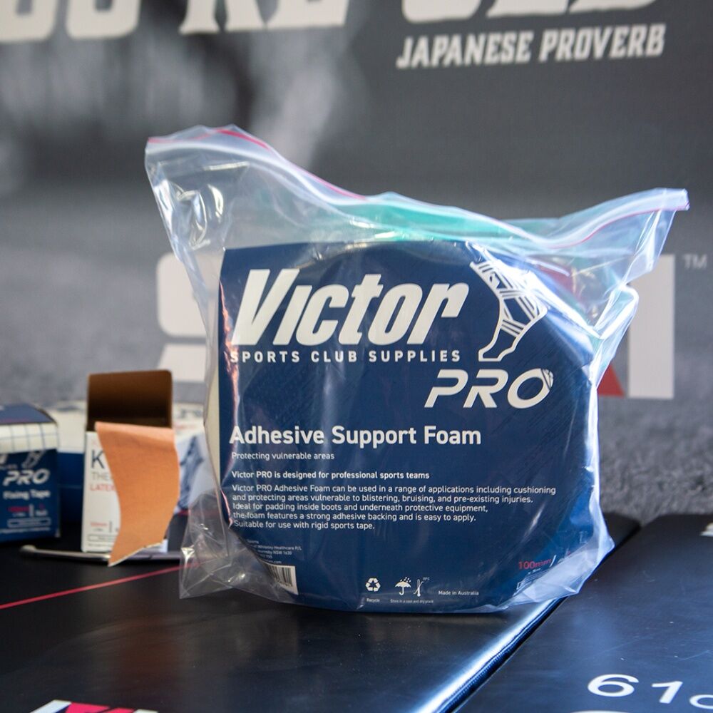 Victor Sports Adhesive Support Thick Foam Cushioning Tape Roll 100mmx5m — image 2