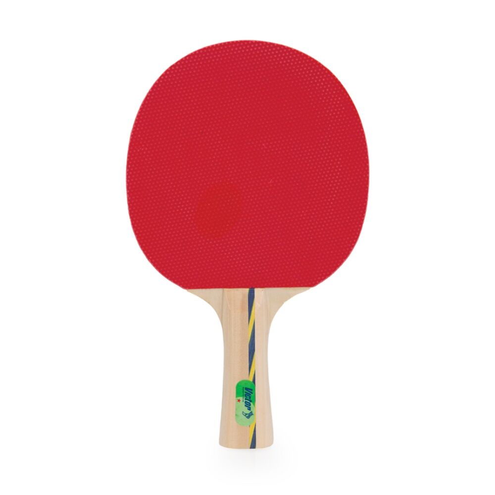 Victor Sports Victor Table Tennis Bat Superspin 1 Star - 5mm Hard Plywood With Pips-Out Rubber 5mm
