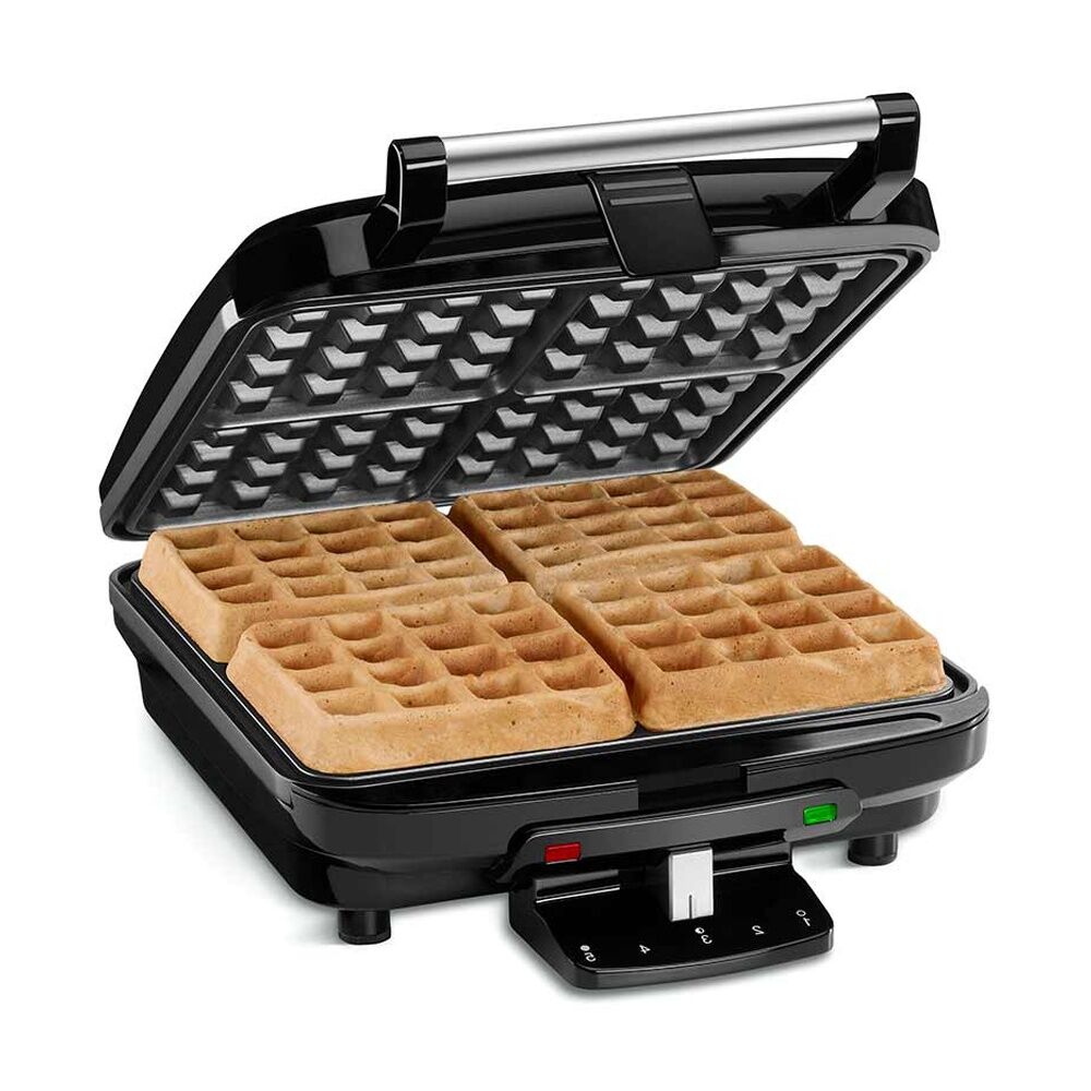 Cuisinart Electric Waffle Maker Brushed Stainless Steel 240V Black — image 2