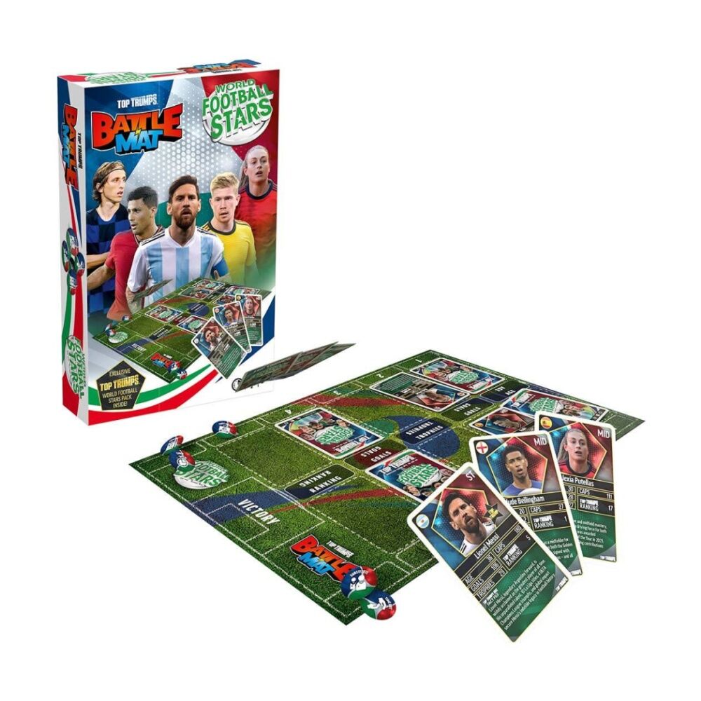 Toy Trumps Top Trumps World Football Stars Battlemat Card Game Duel 6y+ — image 2