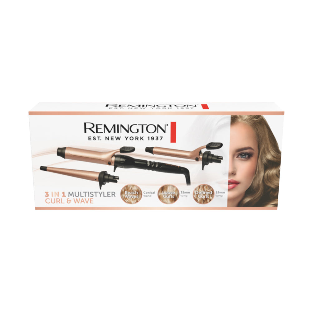 Remington 3 In 1 Multistyler Ceramic Tourmaline Ionic Curler/Waver Hair Wand — image 4