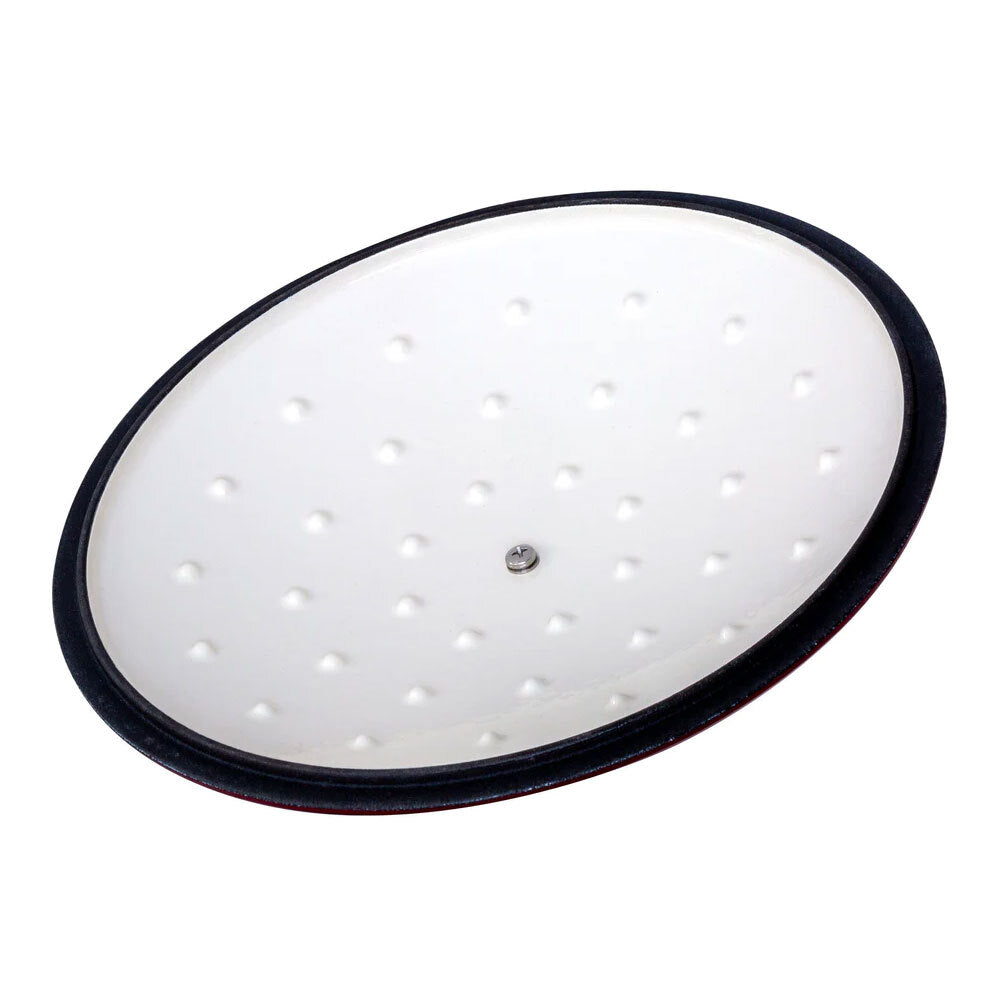 Healthy Choice Enamelled Cast Iron Casserole Cooking Dish Red 26cm 4.7L — image 5