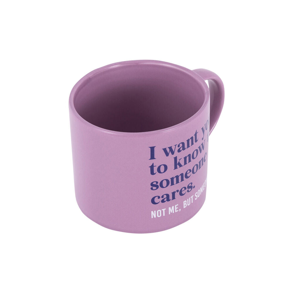 Splosh Cheeky Care Ceramic Coffee/Tea Home/Office Mug Drinkware 9x13.5cm Purple — image 2