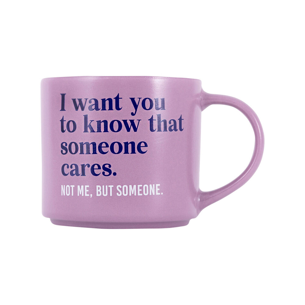 Splosh Cheeky Care Ceramic Coffee/Tea Home/Office Mug 9x13.5cm Purple (2 Pack) — image 2
