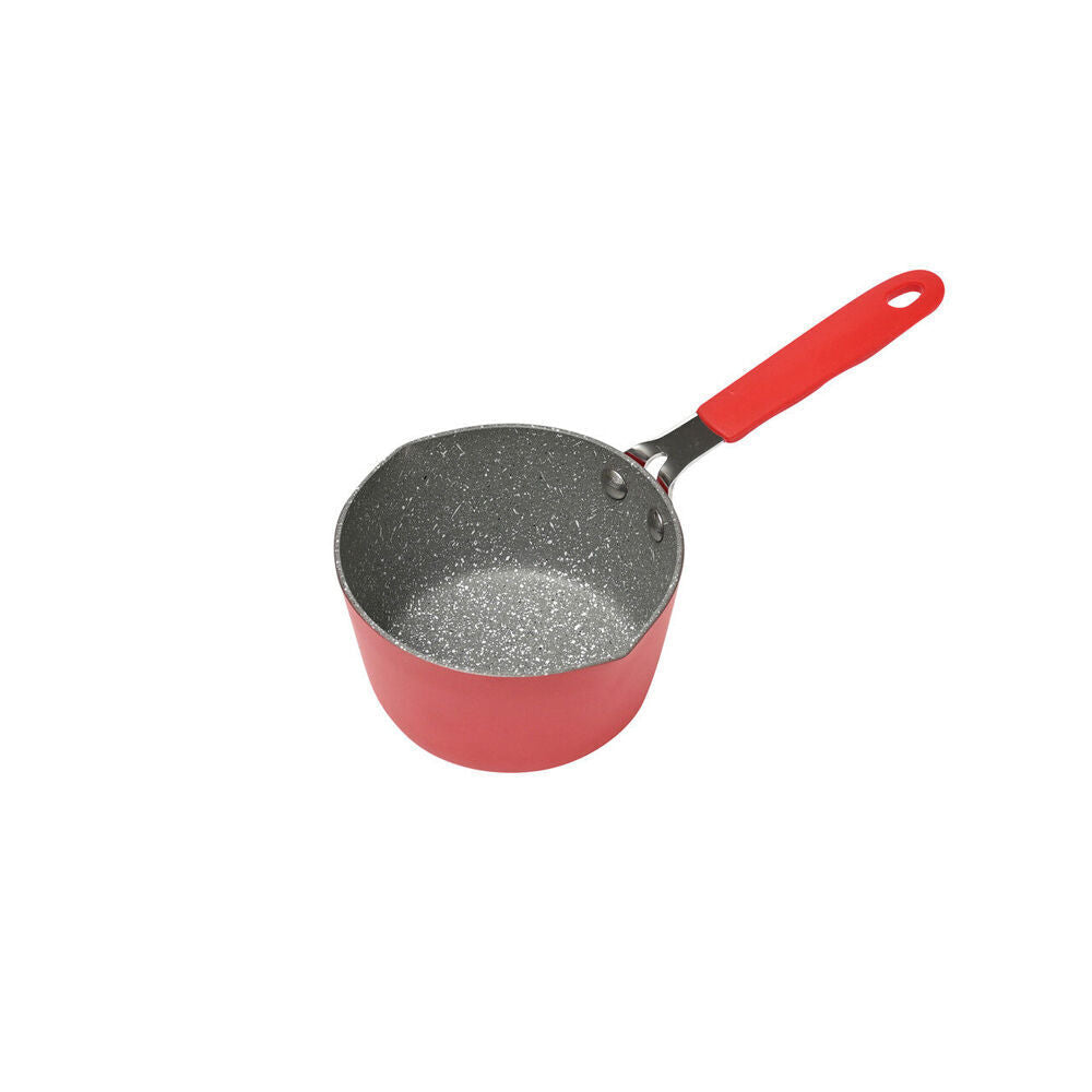 Classica Mini Milk Pot Round Non-Stick Sauce Pan Kitchen Cookware 12 cm Red (2 Pack) — image 2