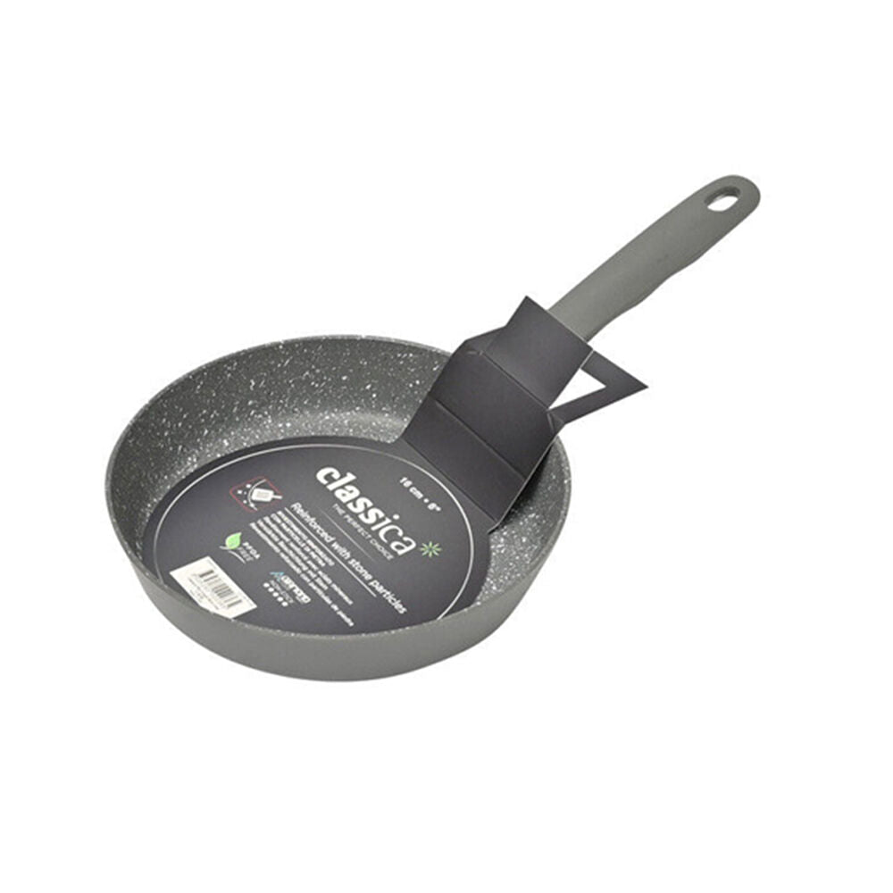 Classica Mini Round Frypan Non-Stick Cooking Frying Pan w/ Handle 16cm Grey