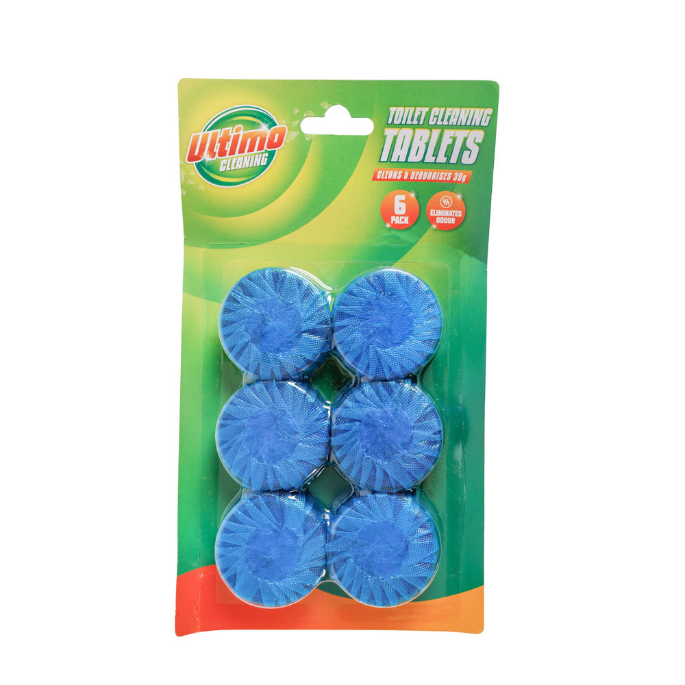 Ultimo Toilet Cleaning Tablets Powerful Freshening 35g A/C Op302 13x23cm (6 Pieces)