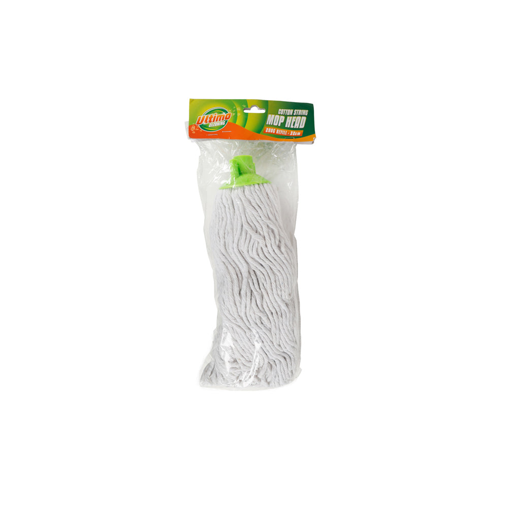 Ultimo Chenille Mop Extendable Any Surface Effective Cleaning Grn/gry 10x29cm