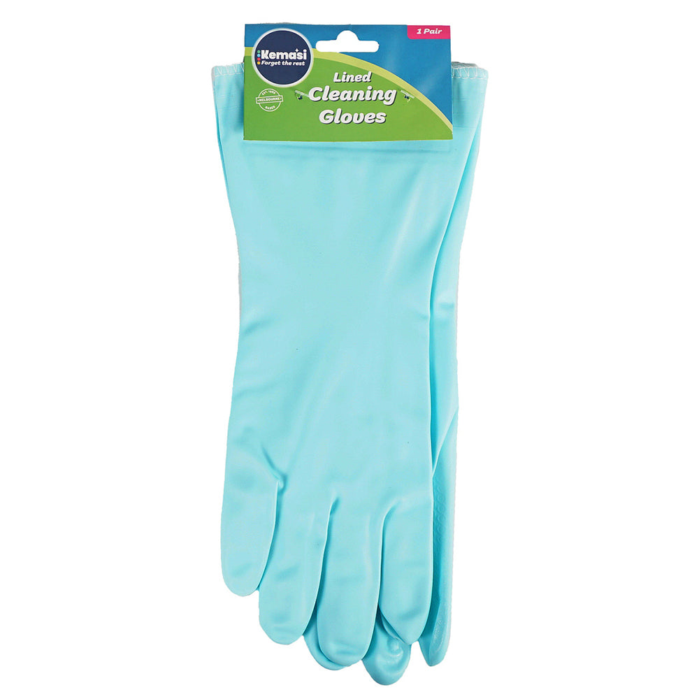 Kemasi Lined Durable Cleaning Gloves Home Care Bathroom Kitchen Cleaning