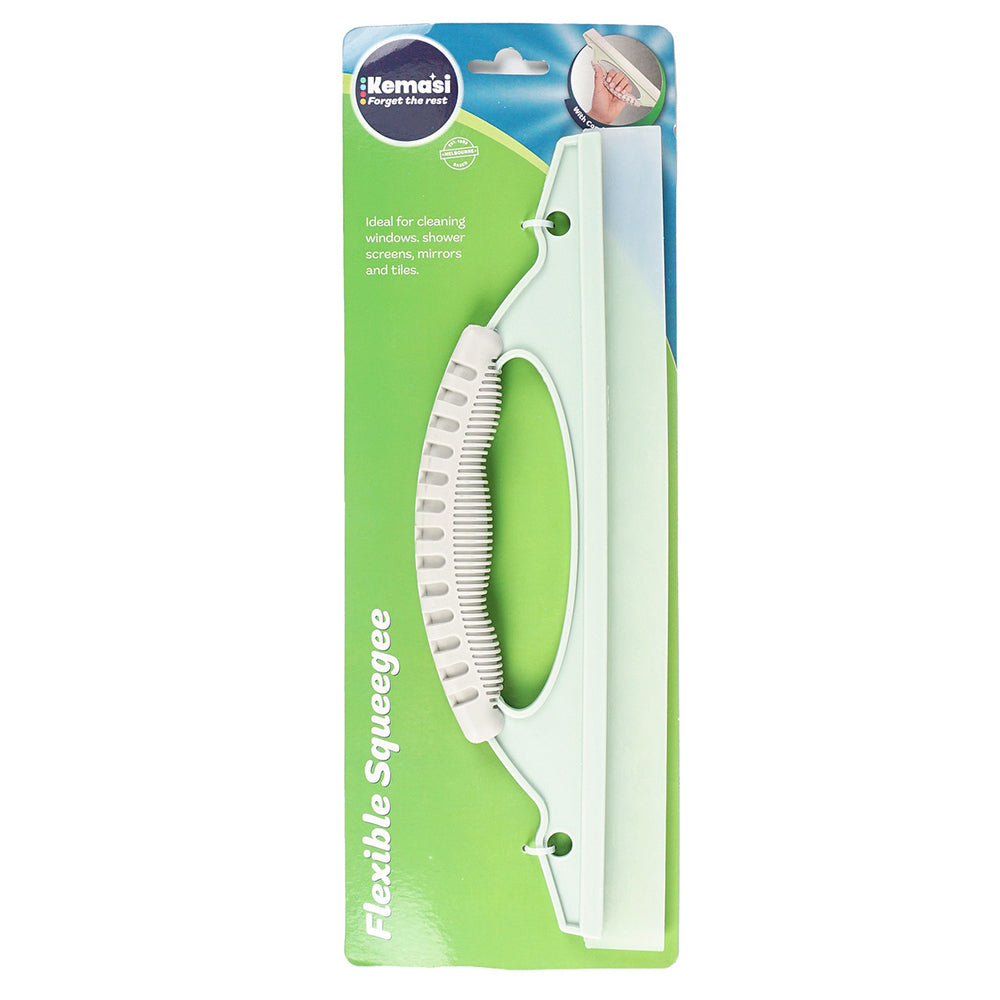 Kemasi Multipurpose Flexible Squeegee Home Kitchen/Bathroom Window Cleaning