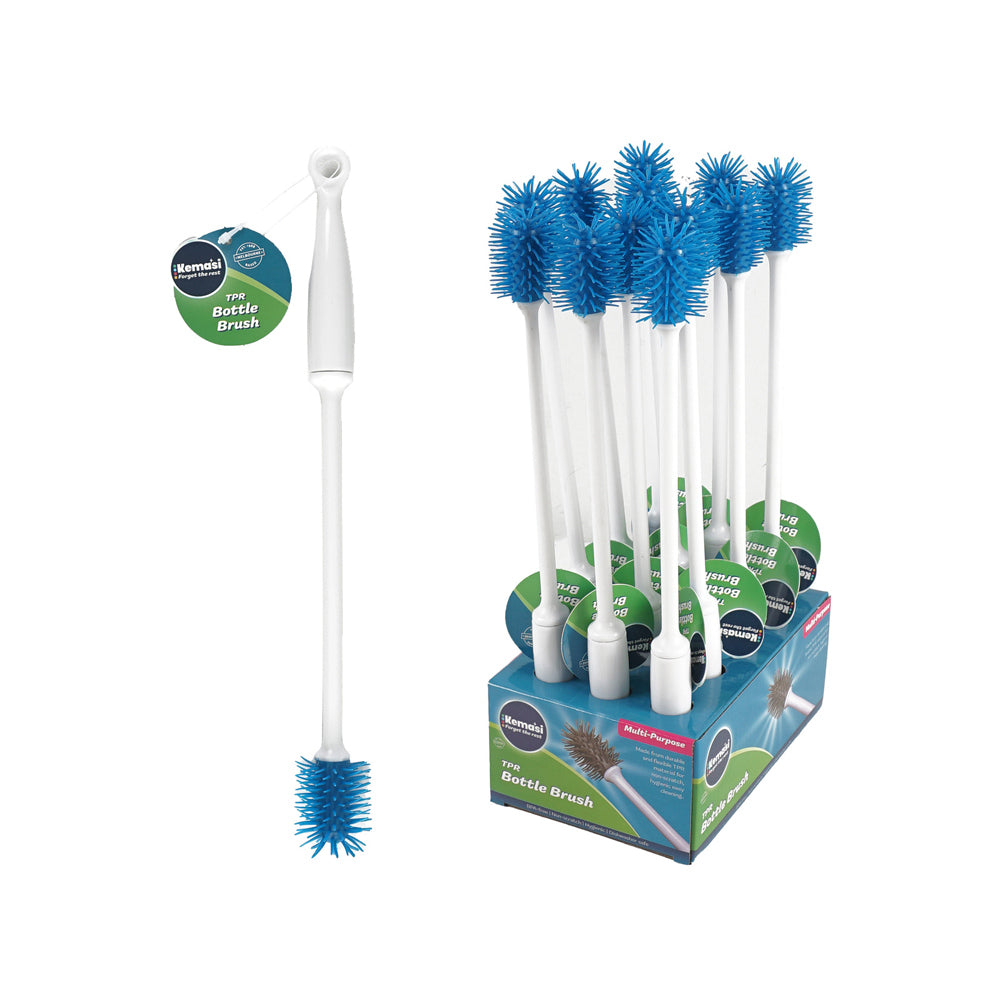 Kemasi Mini Tpr Bristle Multipurpose Durable Bottle Brush Home Cleaning — image 2