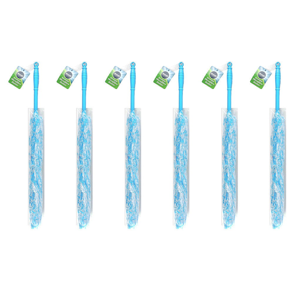 Kemasi Multipurpose Durable Microfibre Duster Home Bathroom Kitchen Cleaning (6 Pack)