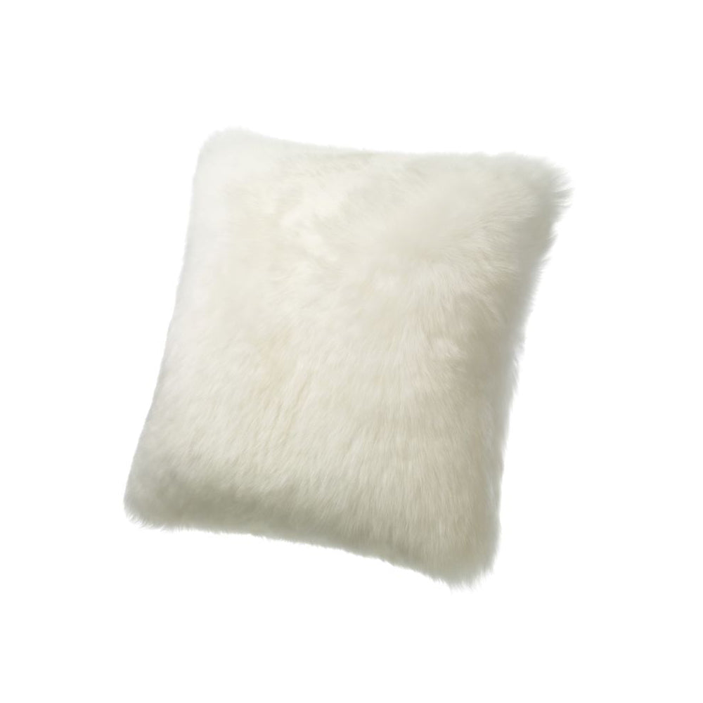 Huxford Grove The Gulgong Sheepskin Cushion Sofa/Couch Pillow Square 50cm Ivory
