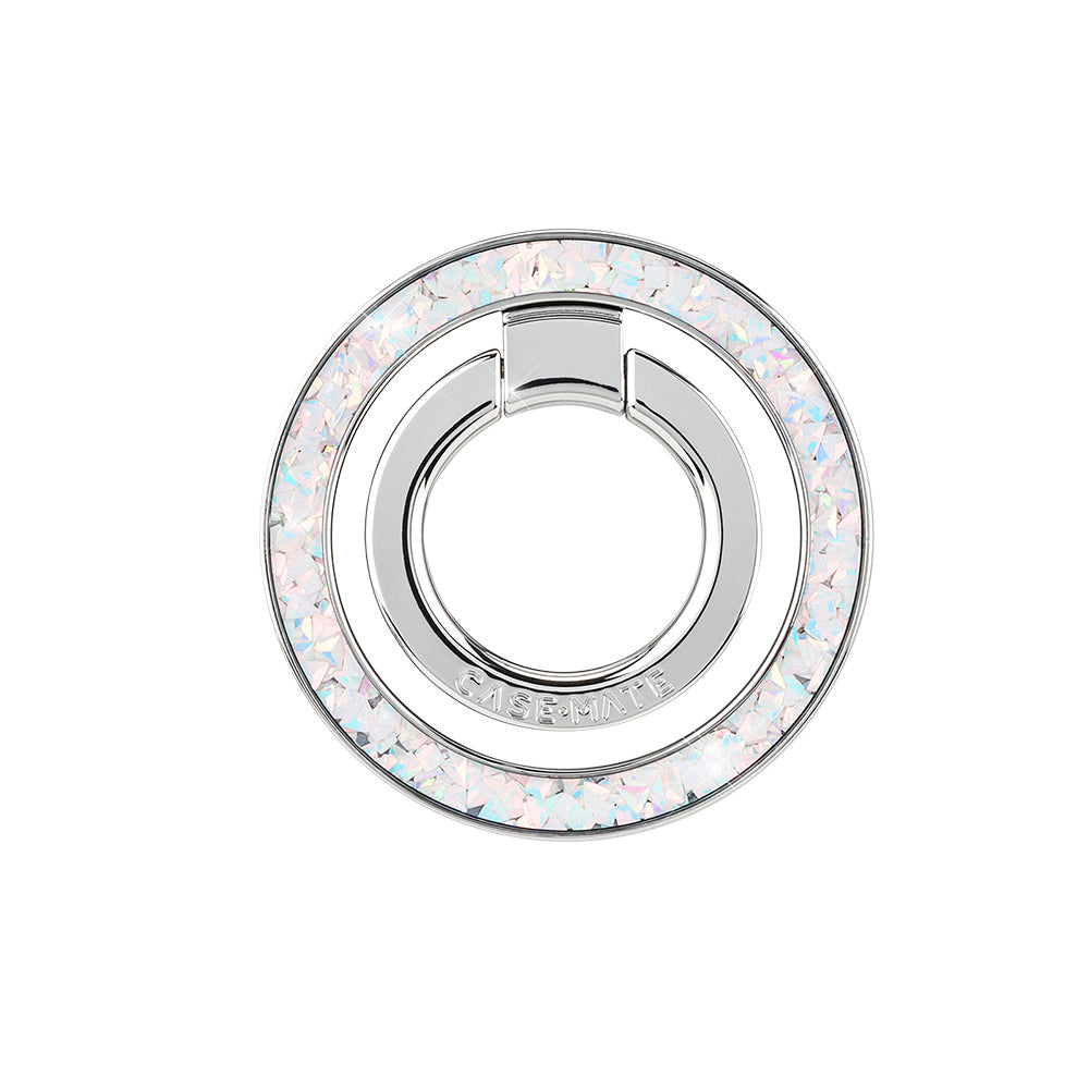 Case-Mate Twinkle Diamond Magnetic Finger Ring Stand Works w/ MagSafe Cases