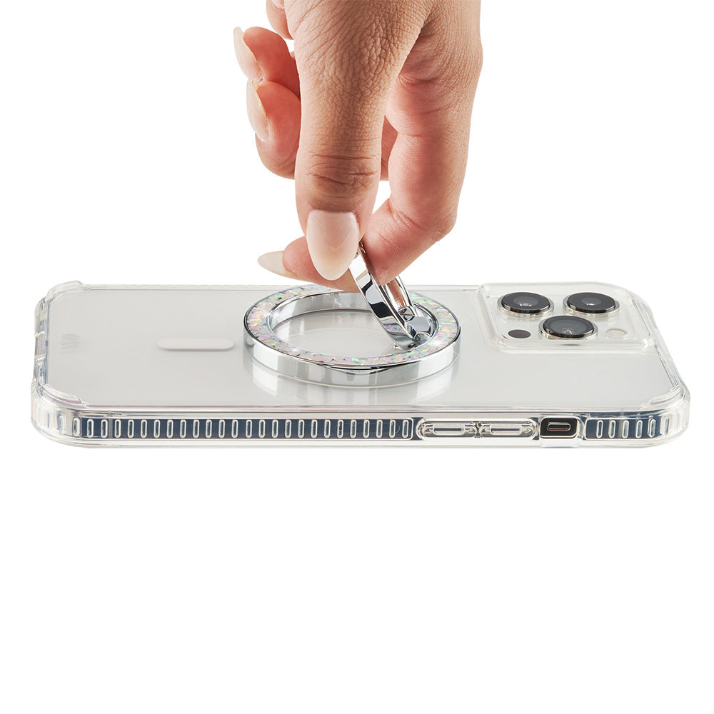 Case-Mate Twinkle Diamond Magnetic Finger Ring Stand Works w/ MagSafe Cases — image 5
