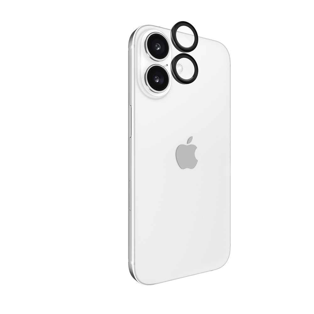 Case-Mate Black Aluminium Ring Lens Protector For Apple iPhone 16 Plus — image 2