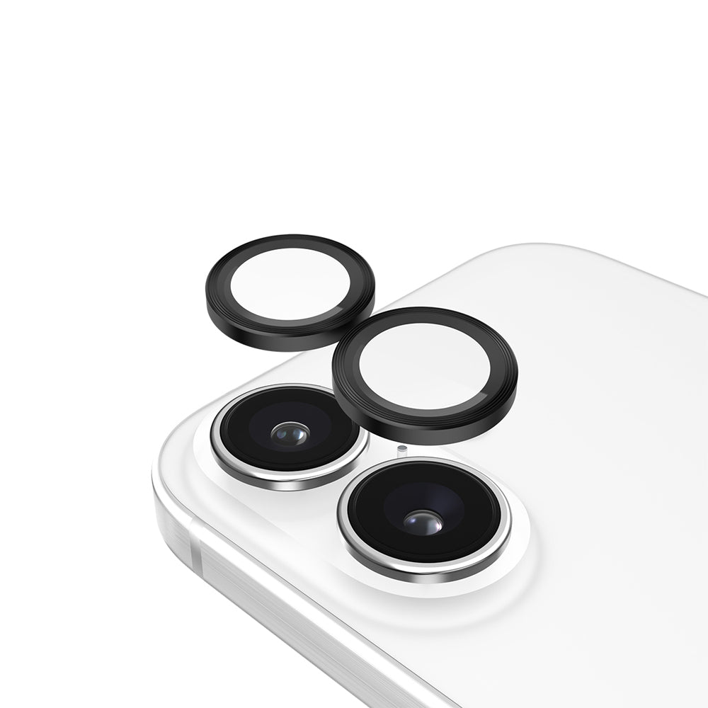 Case-Mate Black Aluminium Ring Lens Protector For Apple iPhone 16 Plus — image 6