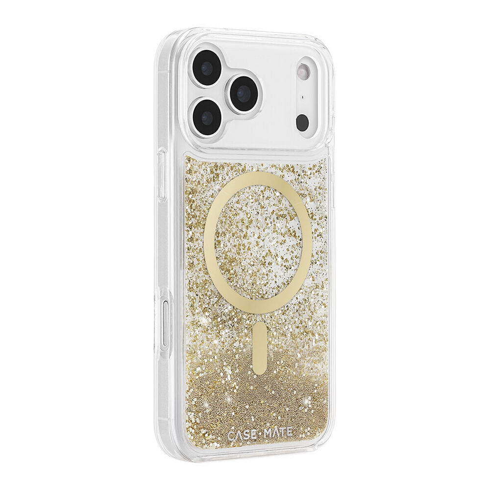 Case-Mate 6.9in Gold Waterfall MagSafe Phone Case For iPhone 17 Pro Max — image 2
