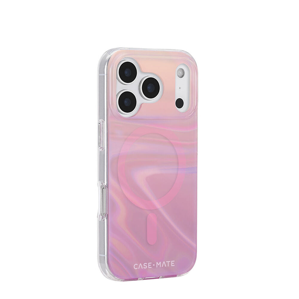 Case-Mate 6.3in Iridescent Peach Bubble MagSafe Case For iPhone 17 Pro — image 2